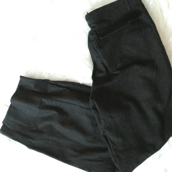 Sisley Dark Grey Wool Pants - Picture 3 of 6